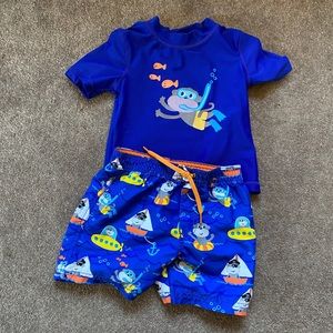 Swim trunks & Rash Guard